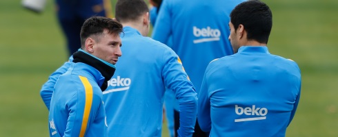 messi-suarez-training490epa