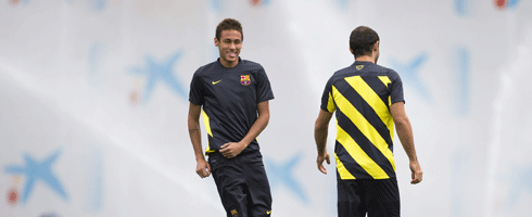 neymar-mascherano-training4