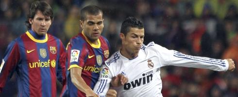 Dani Alves and Cristiano Ronaldo