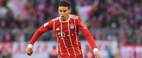 Bayern Munich playmaker James Rodriguez