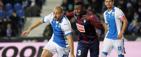 Ex-Leganes winger Nordin Amrabat against Eibar