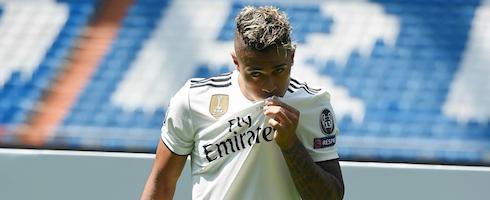 Real Madrid striker Mariano Diaz