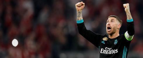 Real Madrid defender Sergio Ramos