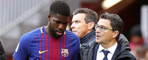 Barcelona defender Samuel Umtiti