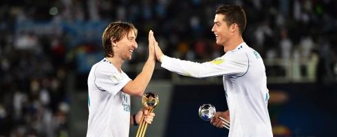 Luka Modric and Cristiano Ronaldo at Real Madrid
