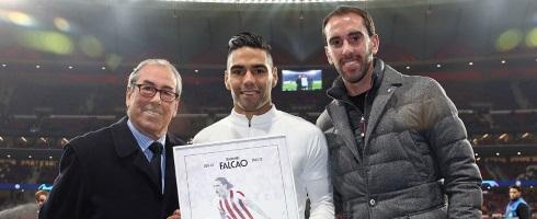 Former Atletico Madrid striker Radamel Falcao