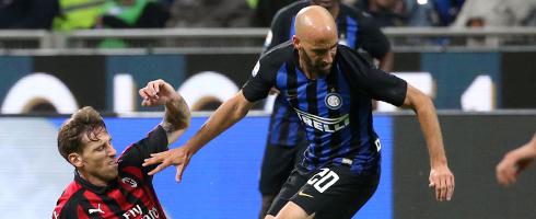 Inter midfielder Borja Valero