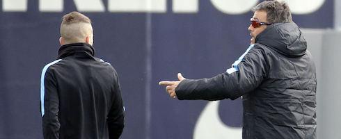 Jordi Alba and Luis Enrique