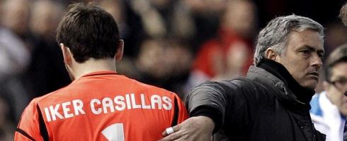 Iker Casillas and Jose Mourinho at Real Madrid