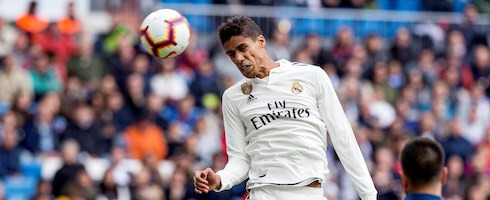 Real Madrid's Raphael Varane