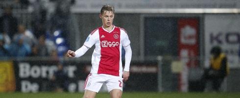 Ajax midfielder Frenkie De Jong