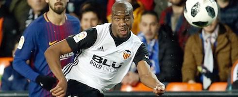 Valencia midfielder Geoffrey Kondogbia
