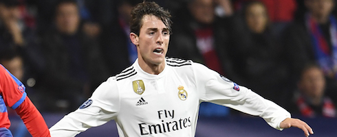 Real Madrid's Alvaro Odriozola