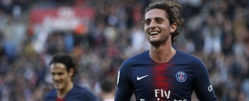 Paris Saint-Germain midfielder Adrien Rabiot