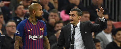 Barcelona midfielder Arturo Vidal