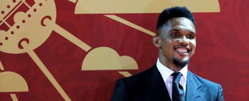 Former Barcelona forward Samuel Eto'o