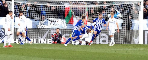 Alaves score against Valencia
