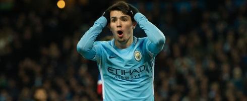 Real Madrid's Brahim Diaz playing for Manchester City