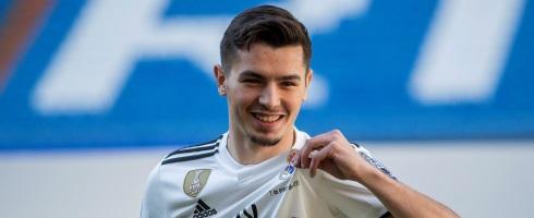 Real Madrid midfielder Brahim Diaz