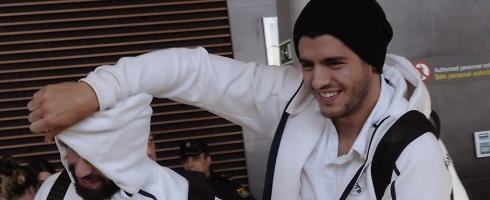 Dani Carvajal and Alvaro Morata at Real Madrid