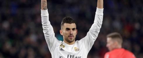 Real Madrid midfielder Dani Ceballos