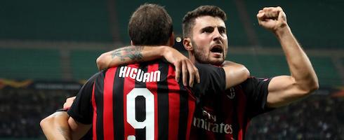 Milan striker Patrick Cutrone
