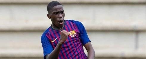 Barcelona teenager Ilaix Moriba