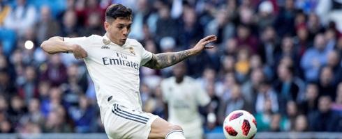 Real Madrid defender Javi Sanchez