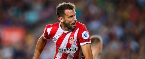 Girona striker Cristhian Stuani 