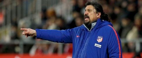 Atletico Madrid coach German Burgos