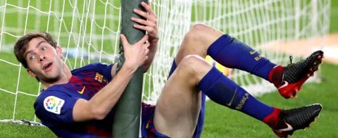 Barcelona midfielder Sergi Roberto