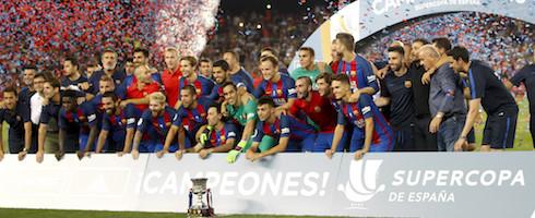Barcelona Spanish Super Cup winners