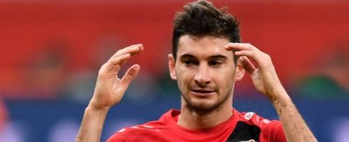 Bayer Leverkusen striker Lucas Alario 