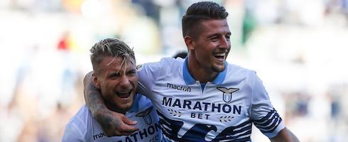 Lazio midfielder Sergej Milinkovic-Savic