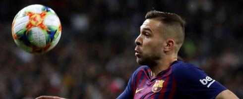 Barcelona defender Jordi Alba