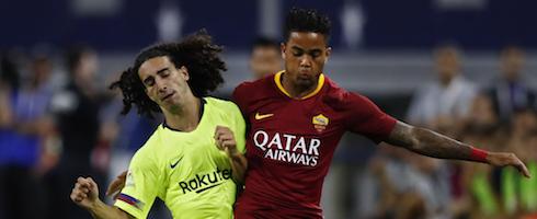 Roma winger Justin Kluivert