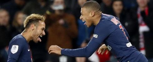 Neymar and Kylian Mbappe at Paris Saint-Germain