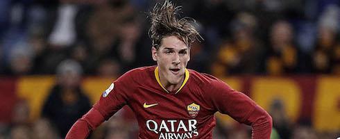 Roma forward Nicolo Zaniolo