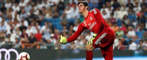 Real Madrid goalkeeper Thibaut Courtois