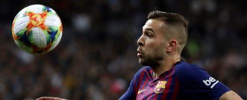 Barcelona defender Jordi Alba
