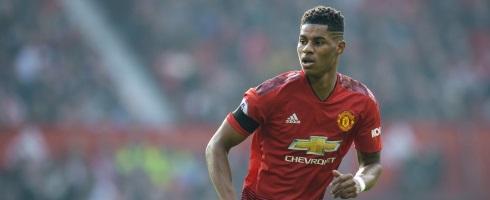 Manchester United striker Marcus Rashford