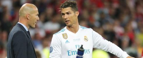 Zinedine Zidane and Cristiano Ronaldo at Real Madrid