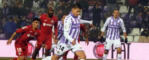 Real Valladolid midfielder Ruben Alcaraz