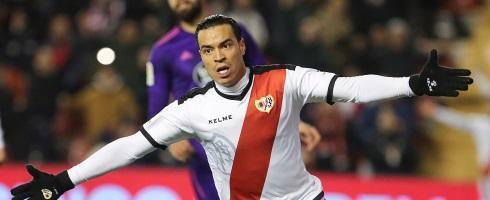 Rayo Vallecano striker Raul de Tomas