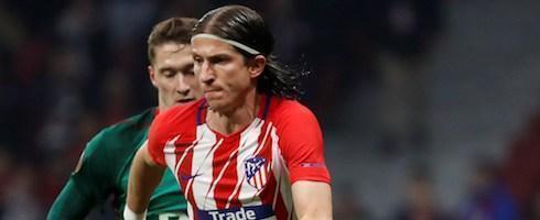 Atletico Madrid defender Filipe Luis