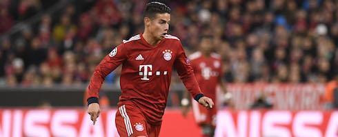 Bayern Munich playmaker James Rodriguez