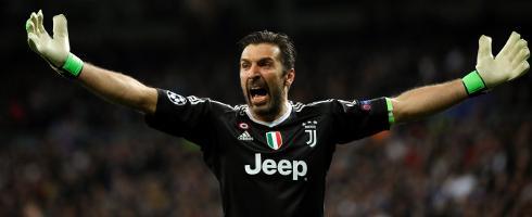 Buffon-RealMadrid-celebration-epa
