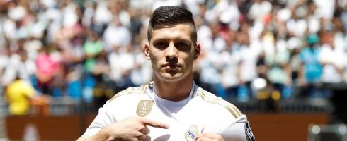 Real Madrid striker Luka Jovic
