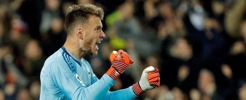 Valencia goalkeeper Neto