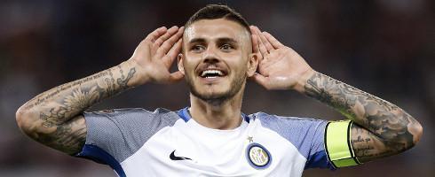 Inter striker Mauro Icardi
